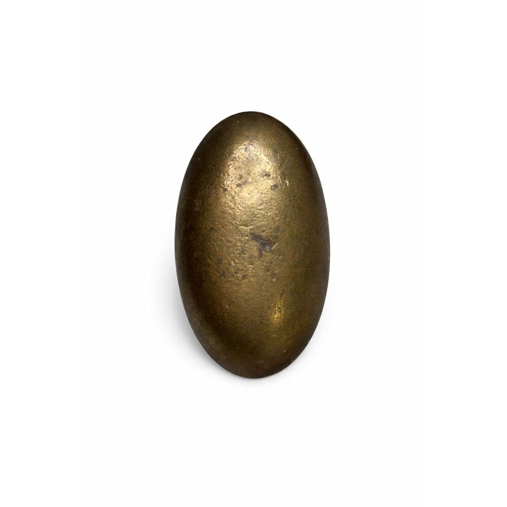 Rebel Designs Statement Ring Brass Oval Bold Sculptural Adjustable Artisan Boho